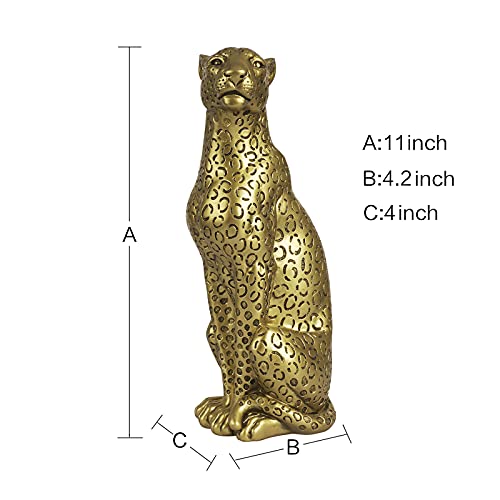 Gold Cheetah Figurine F587