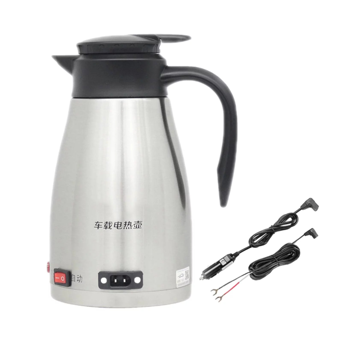 12V Stainless Steel Car Electric Kettle 1300ml U880442