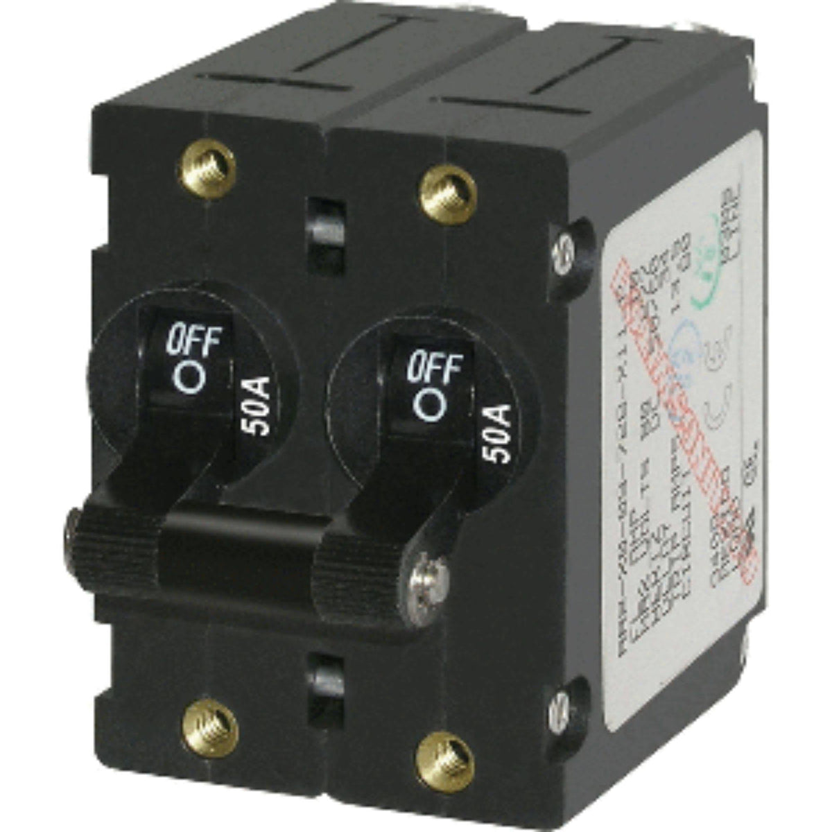 Black Double Pole Toggle F781376
