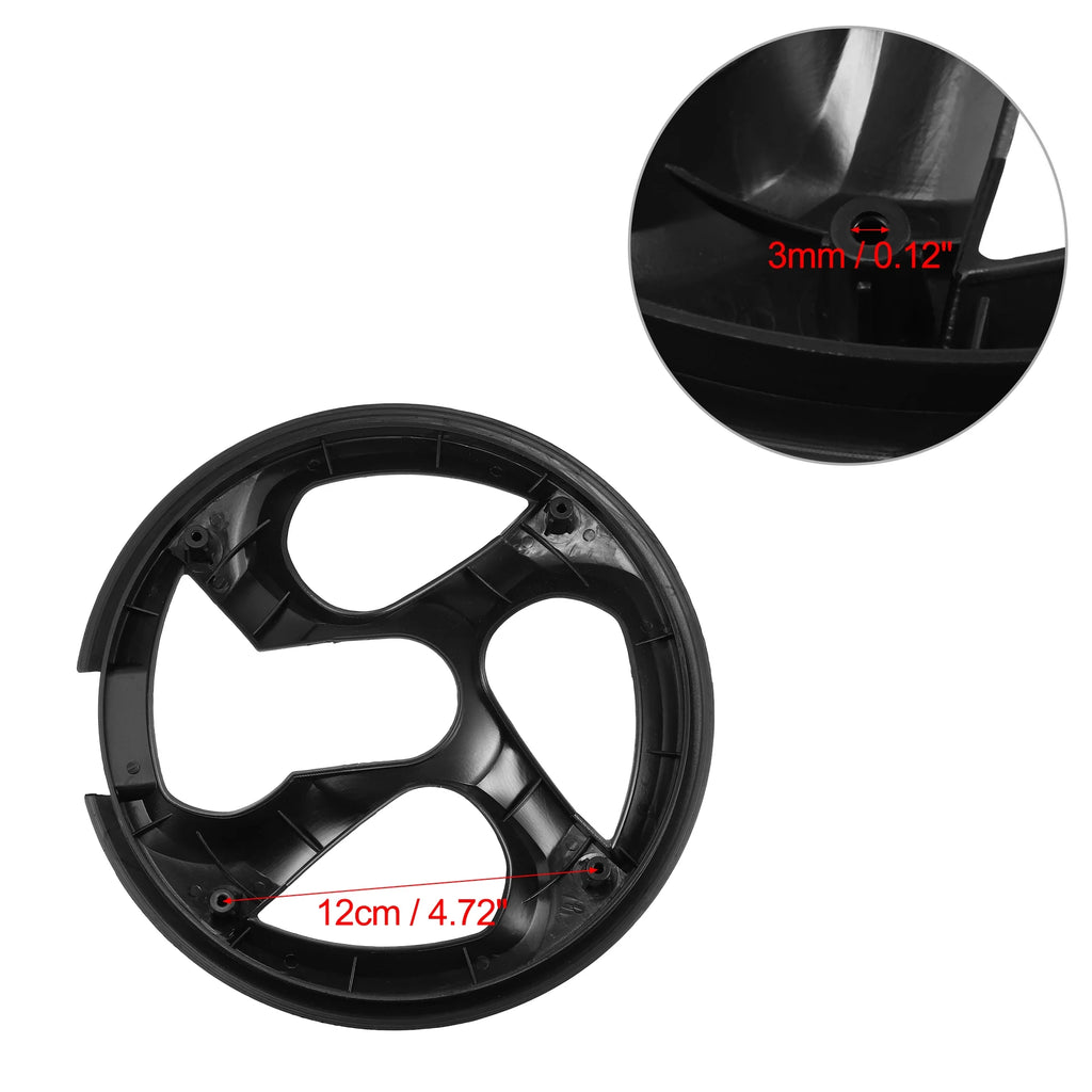 Black Bicycle Bike Chain Wheel Cover Protector P1874