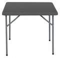 Folding Table Square 34" x 34" Gray N8713
