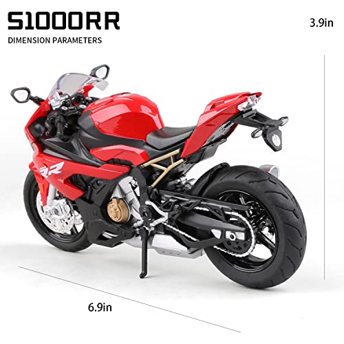 1:12 Scale Die Cast Motorcycle Model (Black) Q30085