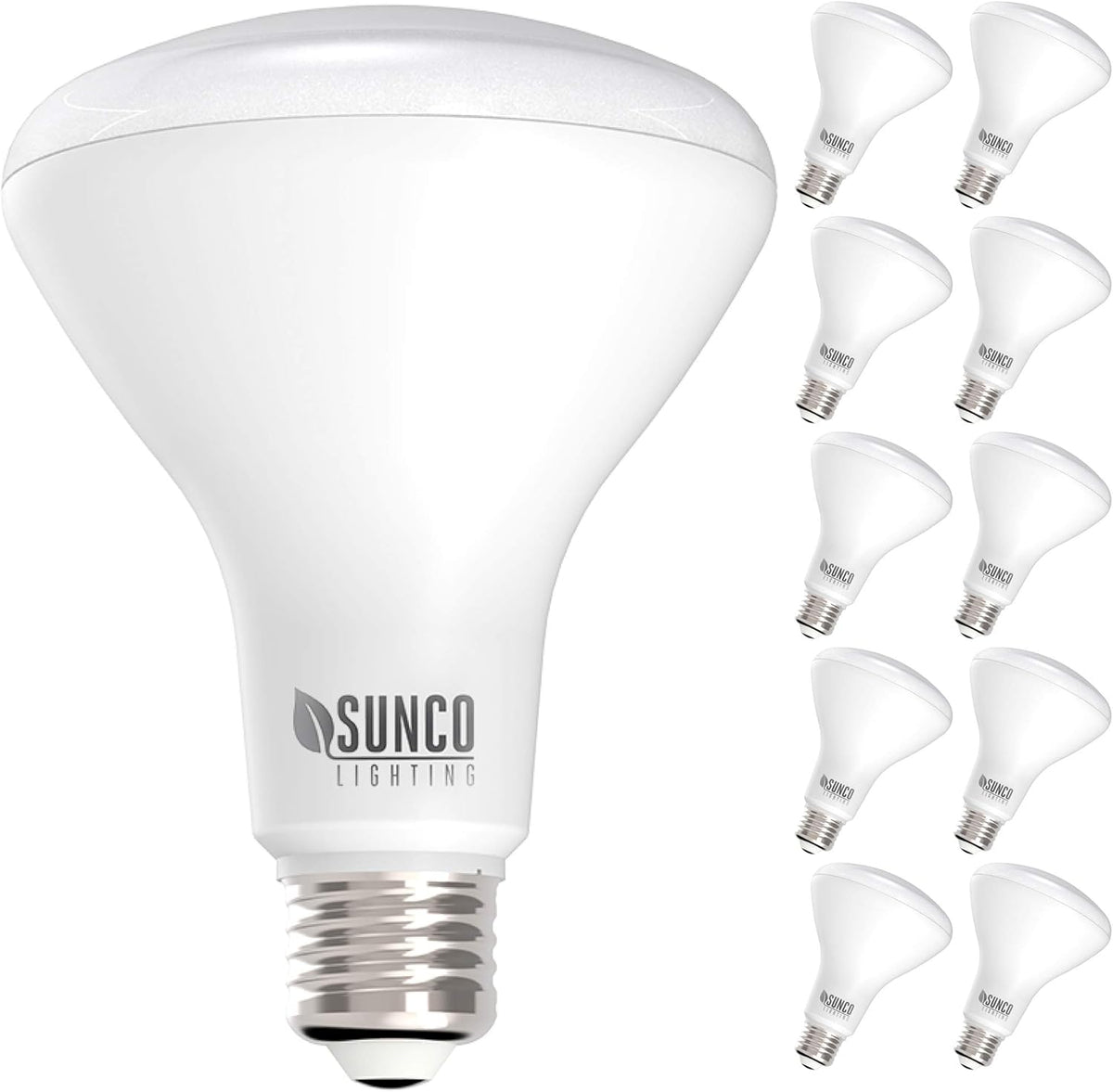 14 Pack BR30 LED Bulbs, 5000K Daylight, 850 LM, E26 Base, Dimmable Recessed Can Light Bulbs T5849