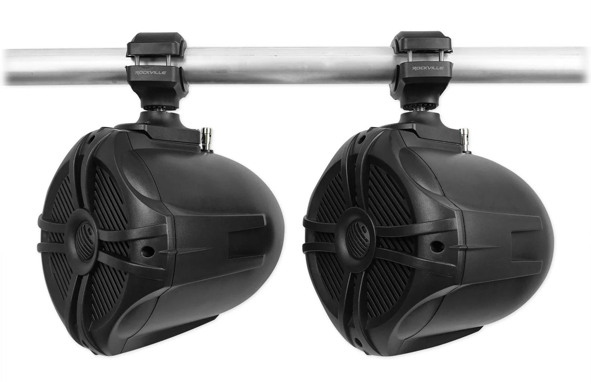 Black 6.5 250w Marine Wakeboard Tower Speakers B29709