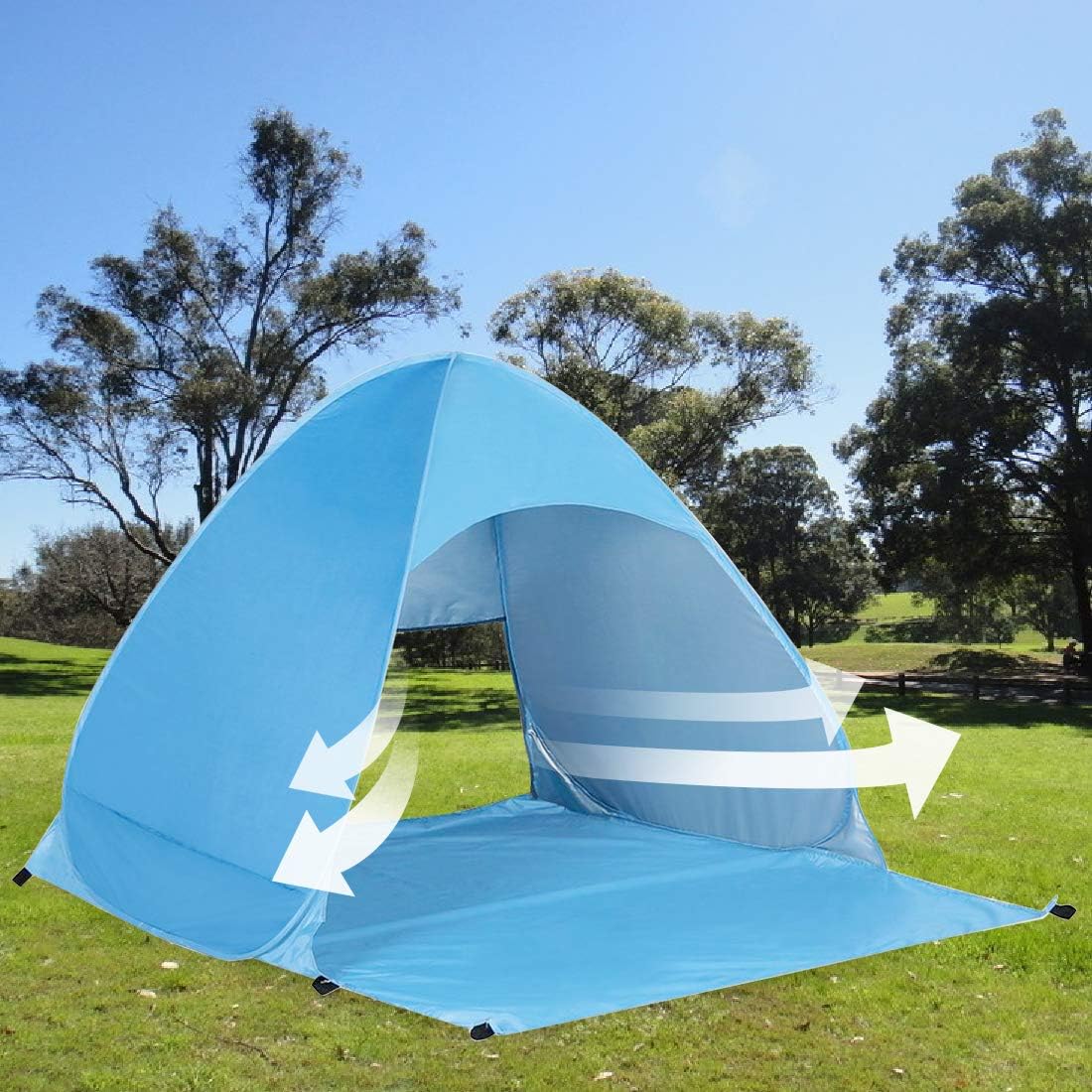 UPF 50+ Pop Up Beach Tent for 2-3 Person K86648