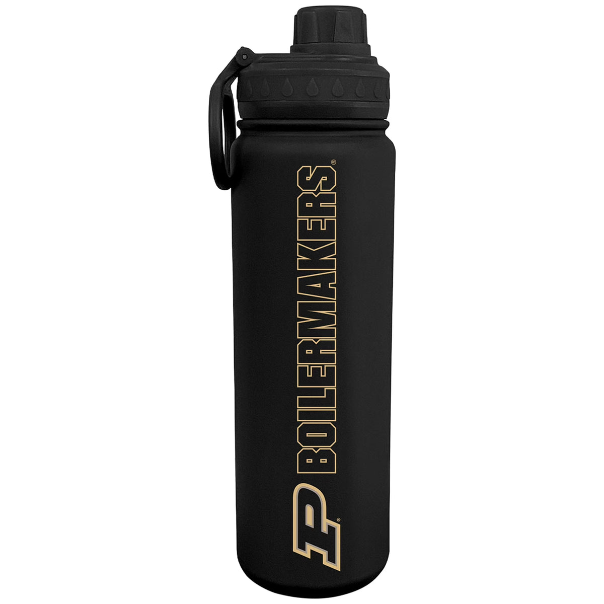 Black 24oz Stainless Sport Bottle C221461