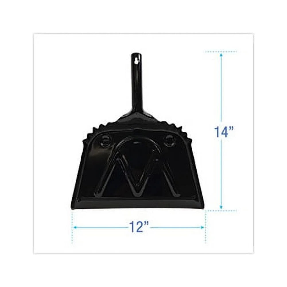 Black Metal Dust Pan P2704