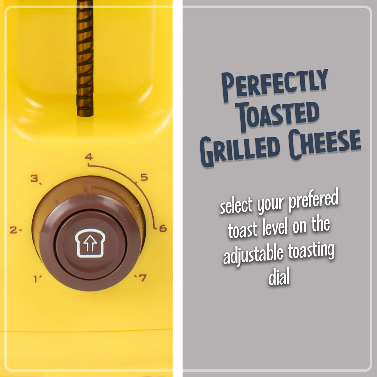 Grilled Cheese Sandwich Toaster with Extra Wide Slots W1178