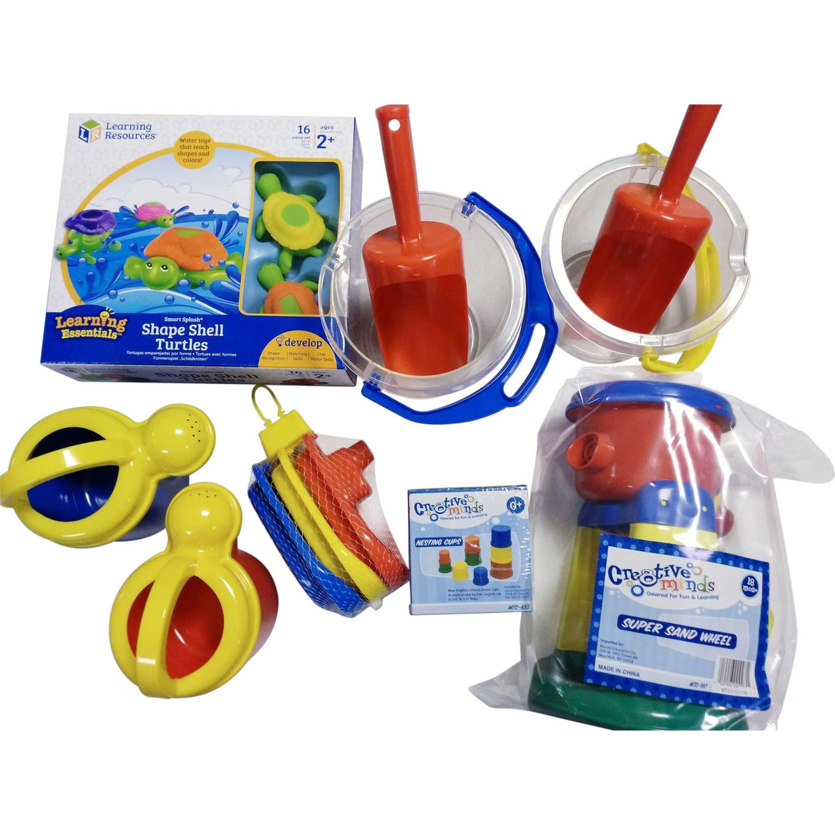 36 Pieces Sand and Water Toys Play Kit T7019
