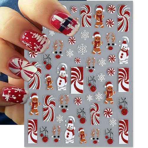 Holiday Nail Art Stickers Variety Pack X654