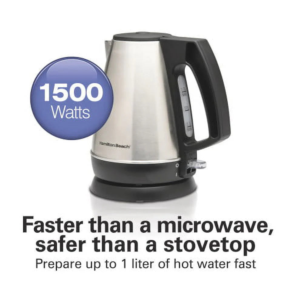 1 Liter Stainless Steel Electric Kettle E604