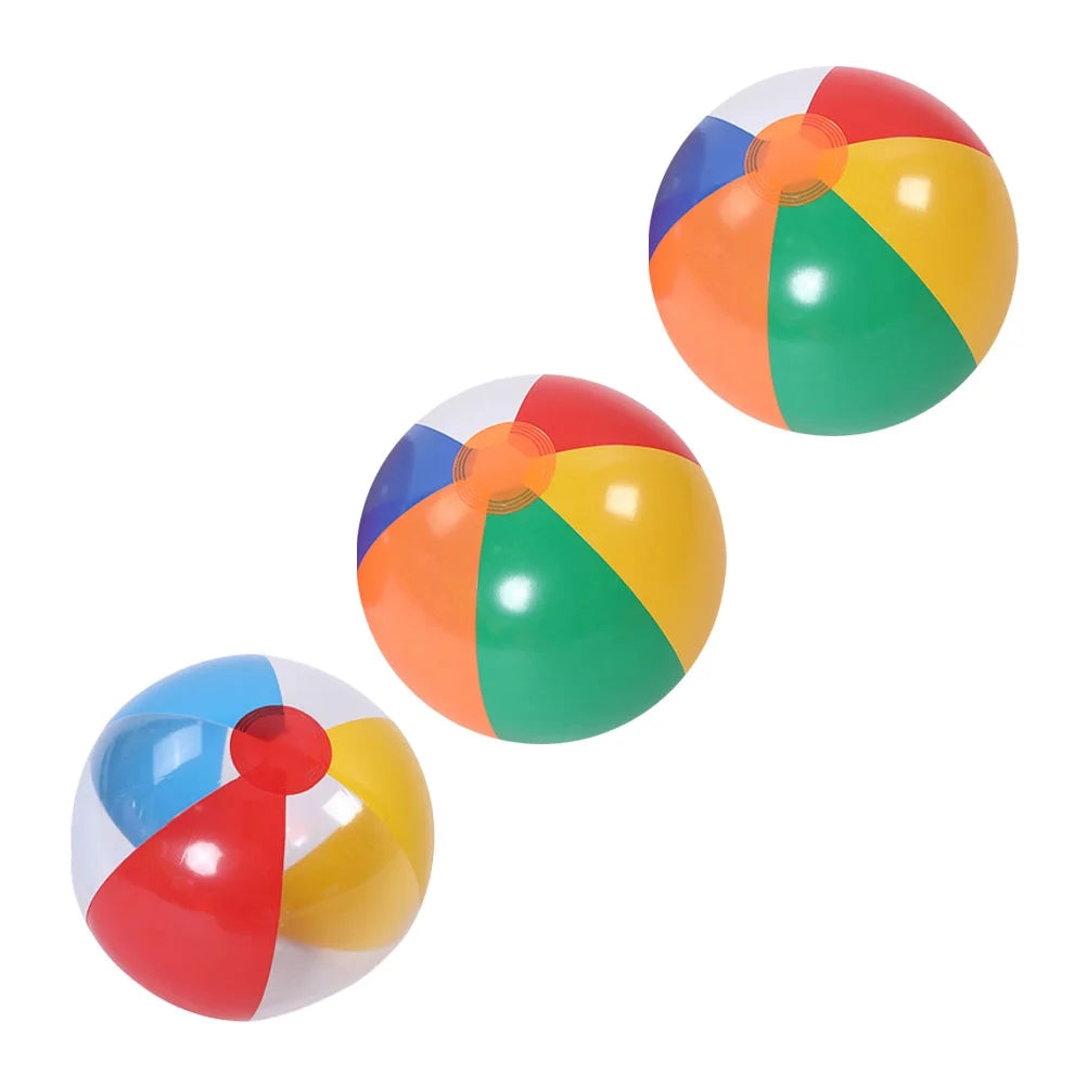 3Pcs Inflatable Beach Ball Pool Water Toy D988