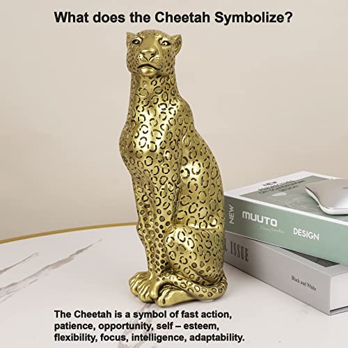Gold Cheetah Figurine F587