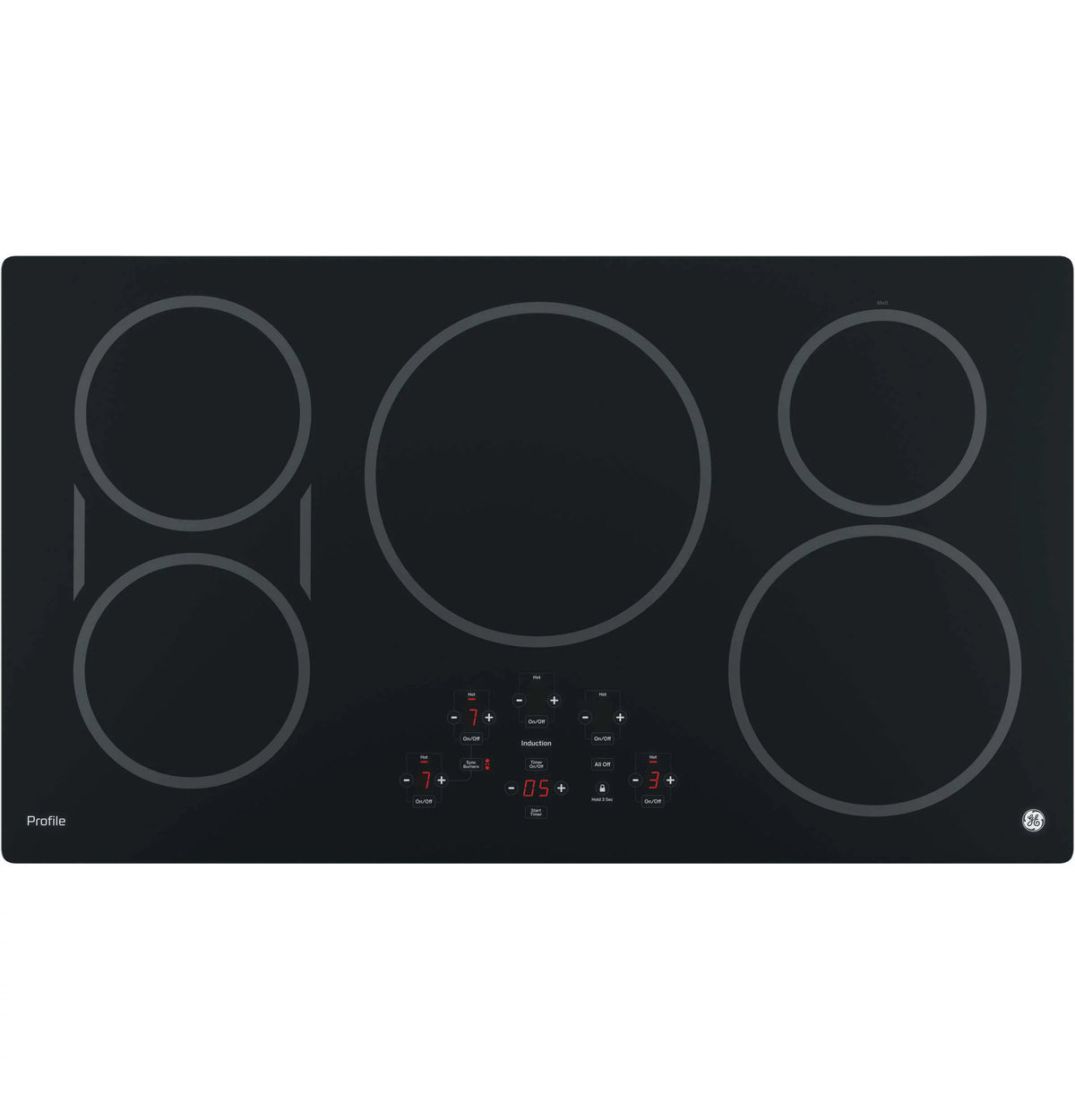 36 Inch Induction Smoothtop Cooktop Black E27333