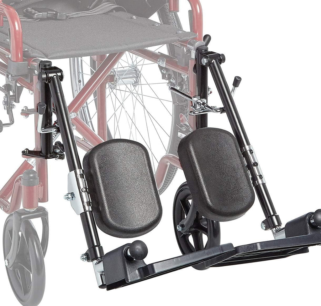 Swing-Away Leg Rests with Plastic Footplates and Padded Calf Pads X200722