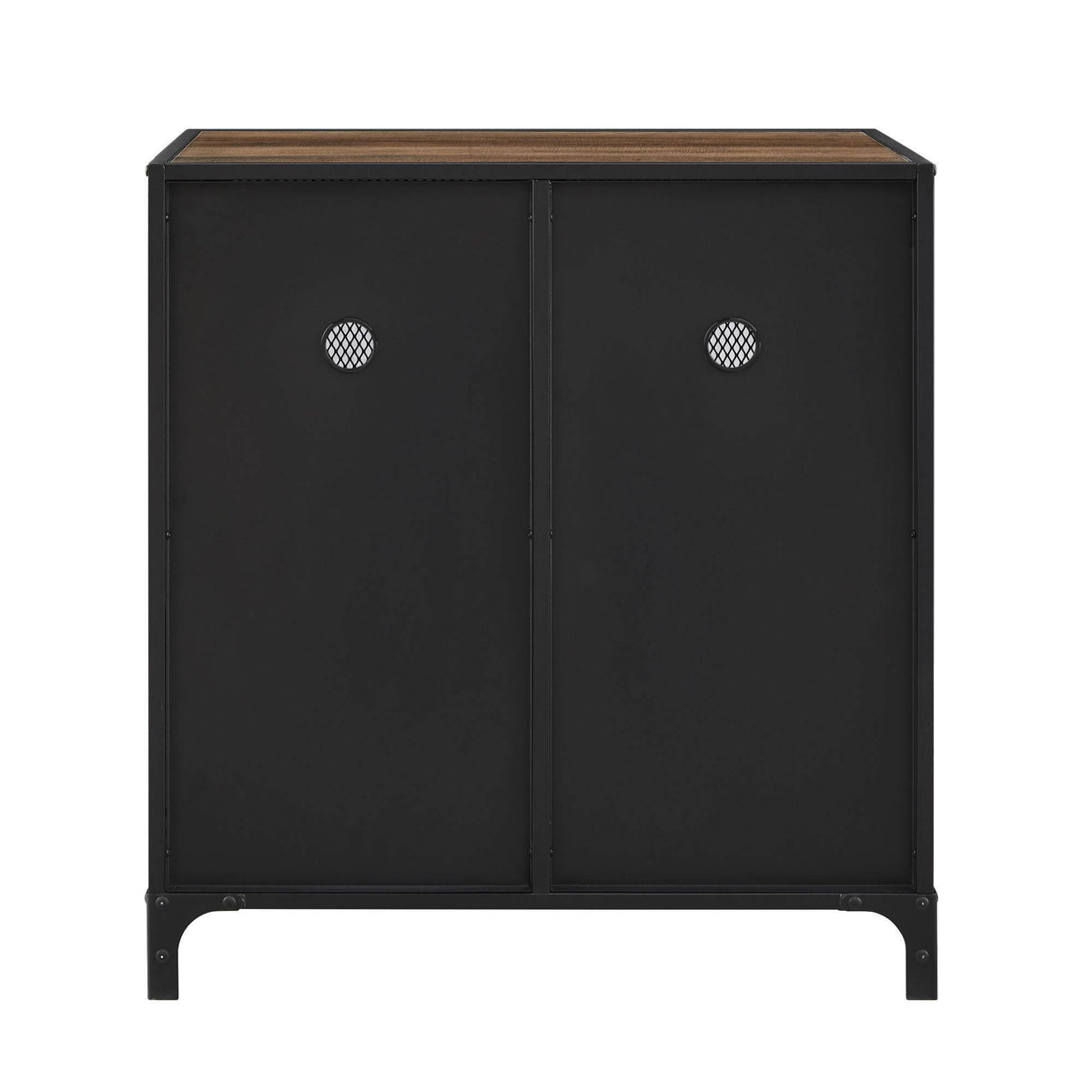 30x22 Rustic Oak Accent Cabinet with Mesh K194766