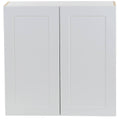 White Shaker Wall Cabinet with 2 Soft Close Doors N164193