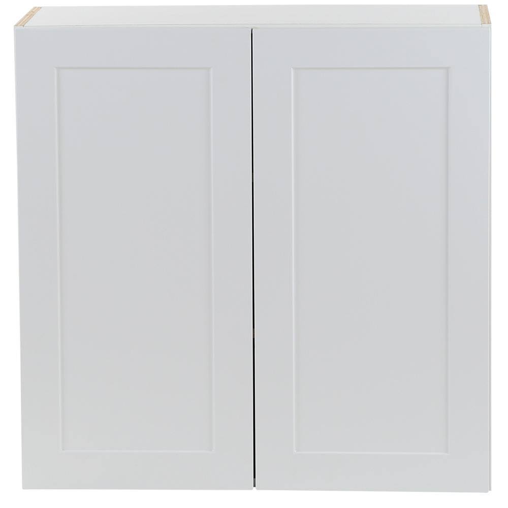 White Shaker Wall Cabinet with 2 Soft Close Doors N164193