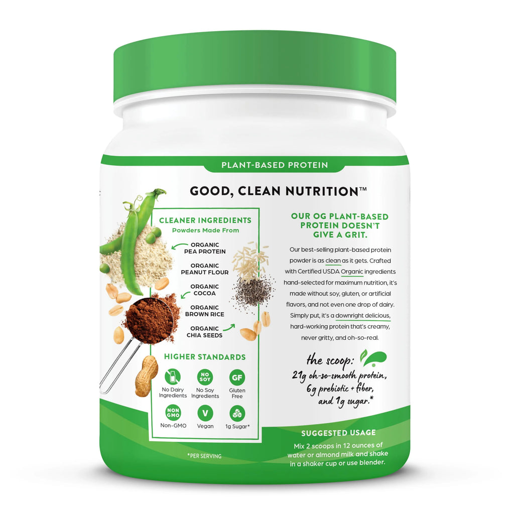 Organic Vegan Chocolate Peanut Butter Protein Powder 1.02lb E236663