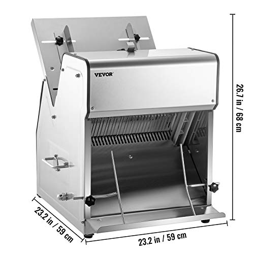 300 Slices/Hour Commercial Conveyor Toaster, 2200W Stainless Steel Double Heating Tubes T3502