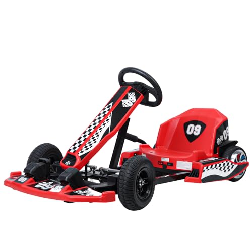 36V Electric Go Kart Red P32725