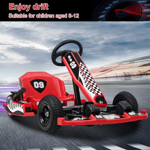 36V Electric Go Kart Red P32725