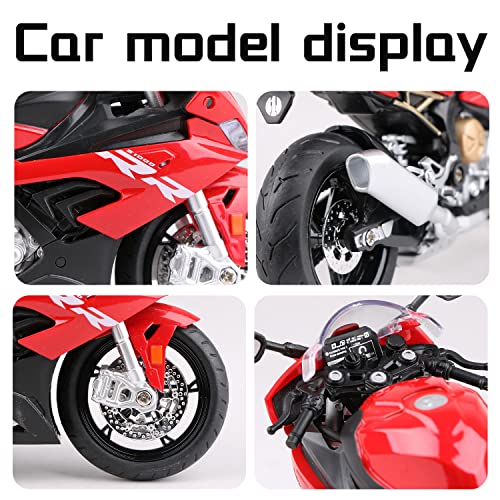 1:12 Scale Die Cast Motorcycle Model (Black) Q30085