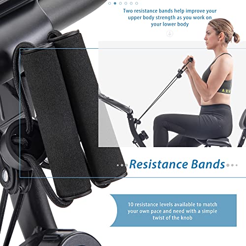 2 In 1 Recumbent and Upright Exercise Bike with Magnetic Resistance Z9654