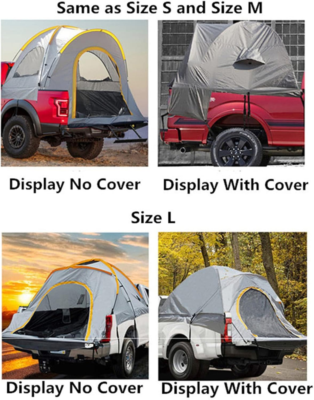 Waterproof Double Layer 2 Person Truck Tent with Carry Bag E910