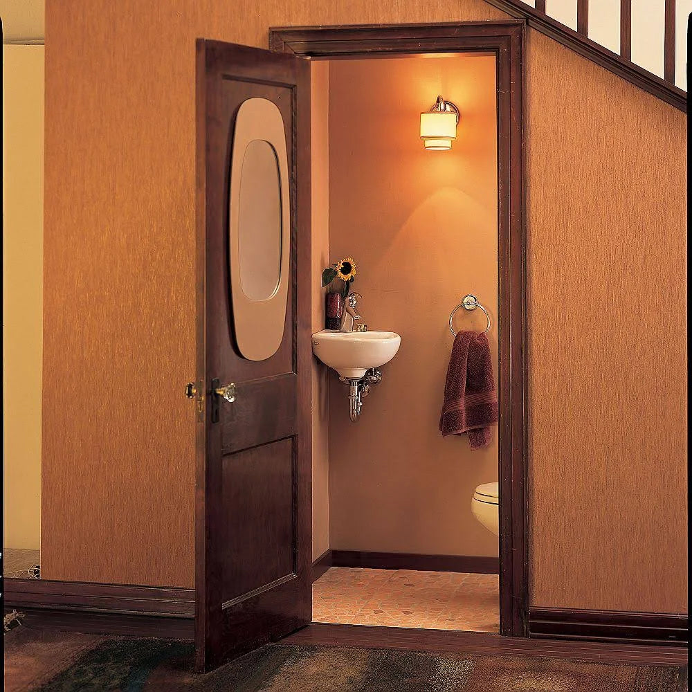 Wall-Mount Corner Sink White H355