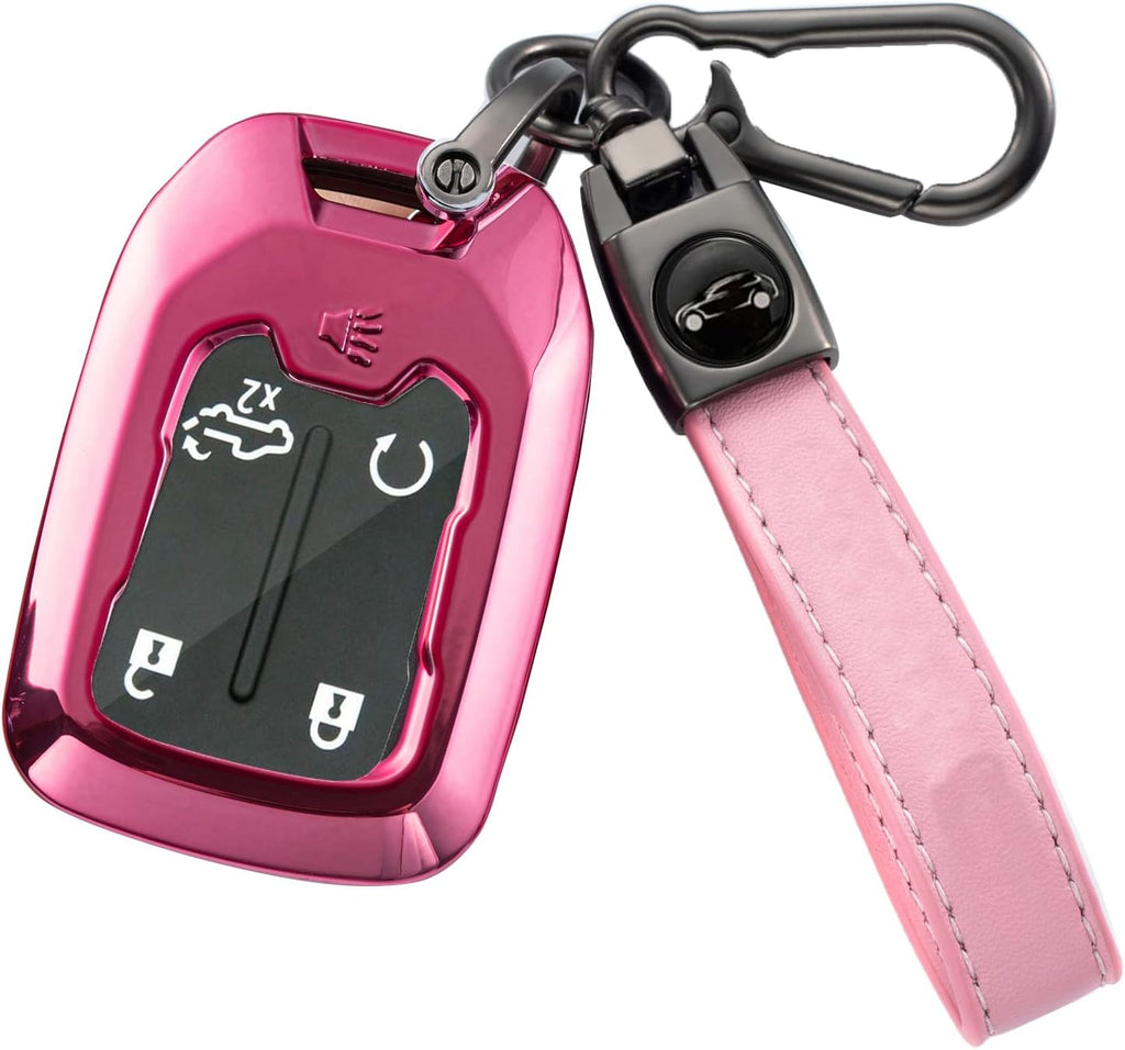 Silver Smart Remote Key Fob Cover Case Y771686