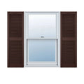 Federal Brown Open Louver Shutters T959278