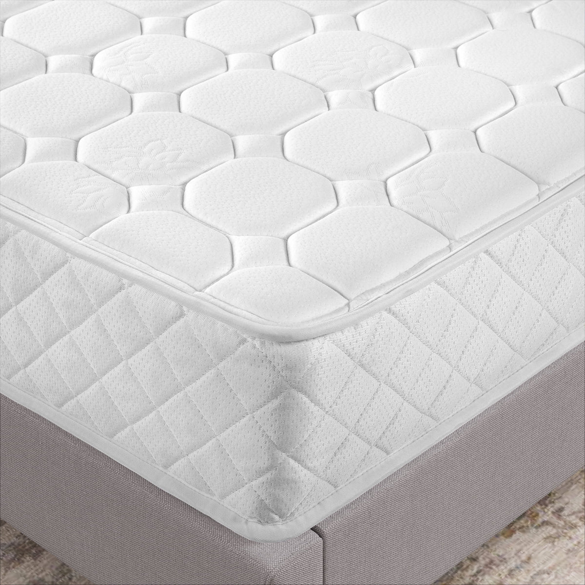 Full Quilted Hybrid Foam and Pocket Spring Mattress R50052