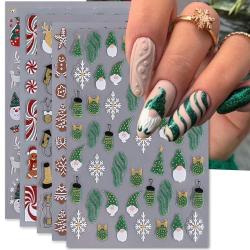 Holiday Nail Art Stickers Variety Pack X654