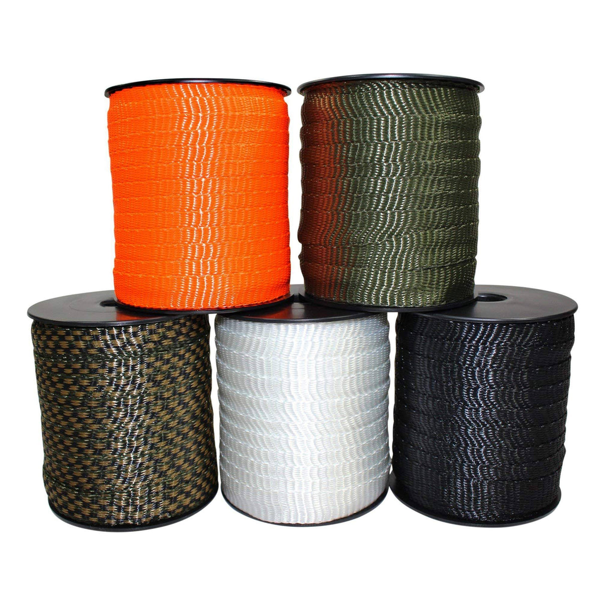 Polyester Webbing Pull Tape Strap (5/8x22 x 500ft, Camo) R68999