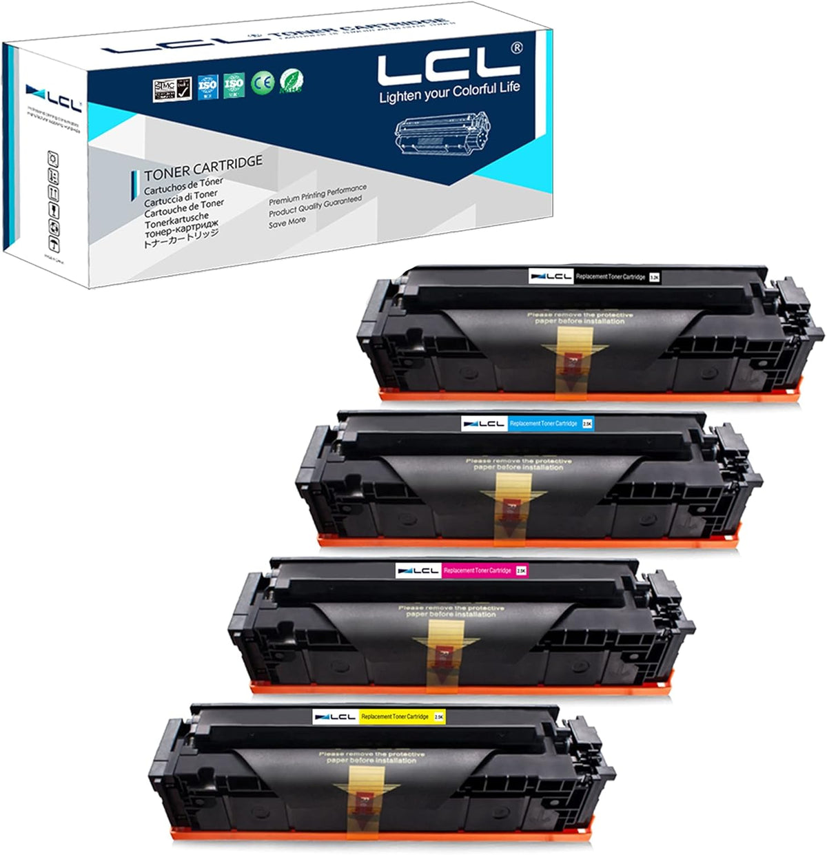 4-Pack Compatible Toner Cartridge for HP 202A 202X I728