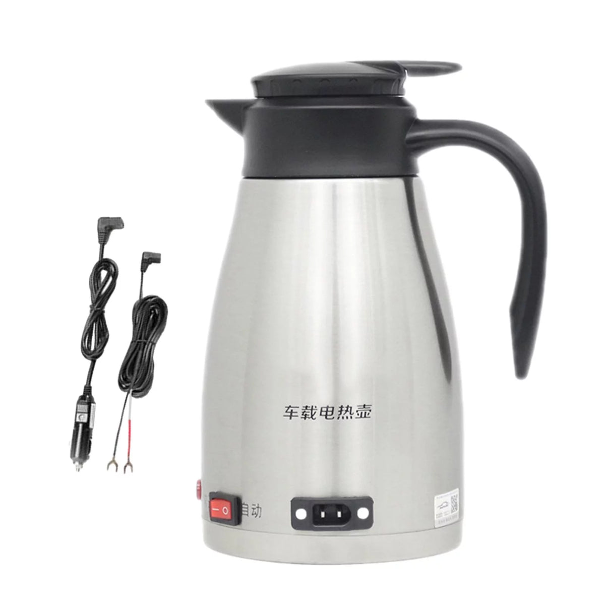 12V Stainless Steel Car Electric Kettle 1300ml U880442