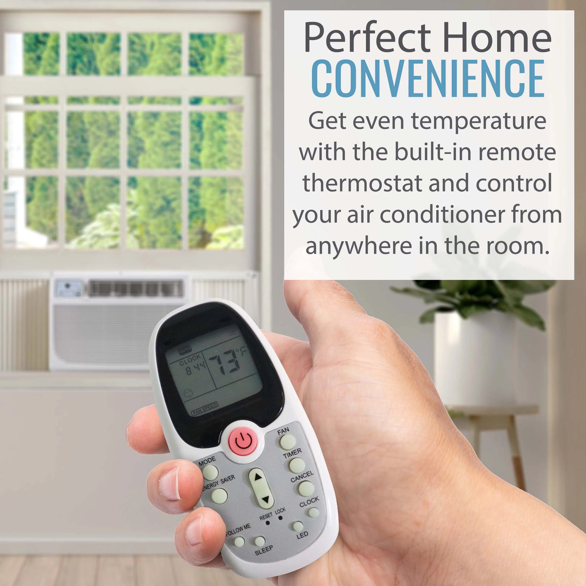 12,000 BTU Window-Mount Air Conditioner with LCD Remote Control S113627
