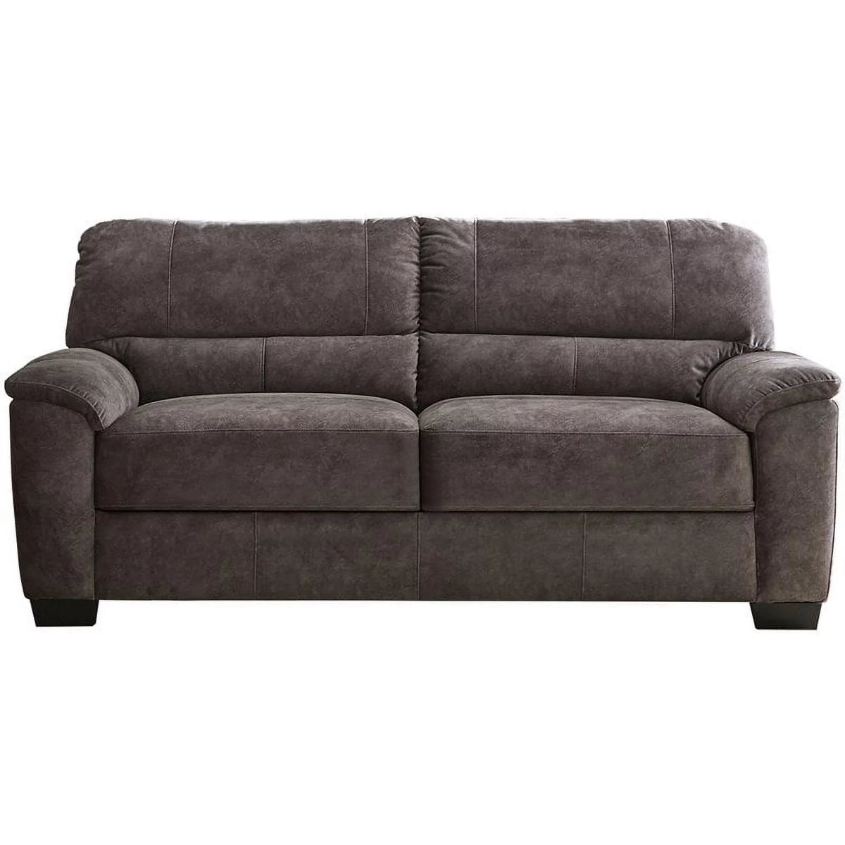 Charcoal Grey Upholstered Pillow Top Arm Sofa Q571866