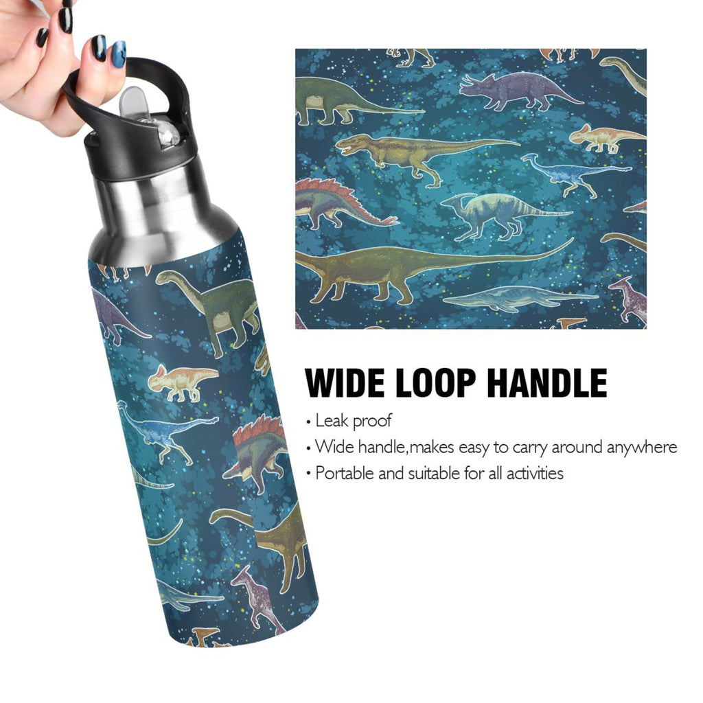 Stainless Steel Water Bottle with Straw Lid Vacuum Insulated 20 OZ G47673