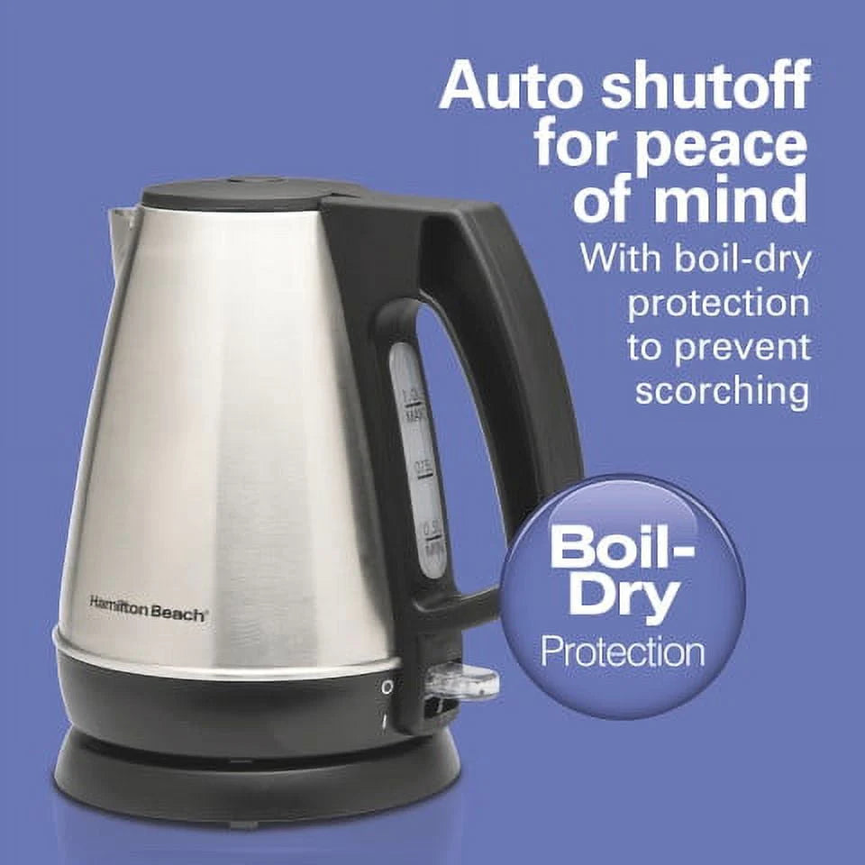 1 Liter Stainless Steel Electric Kettle E604
