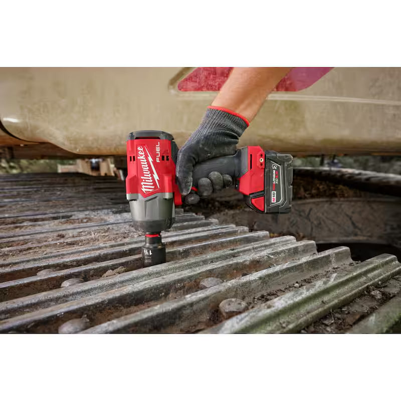 18V Brushless Cordless 1/2 in. Impact Wrench Kit and Impact Socket Set N2873