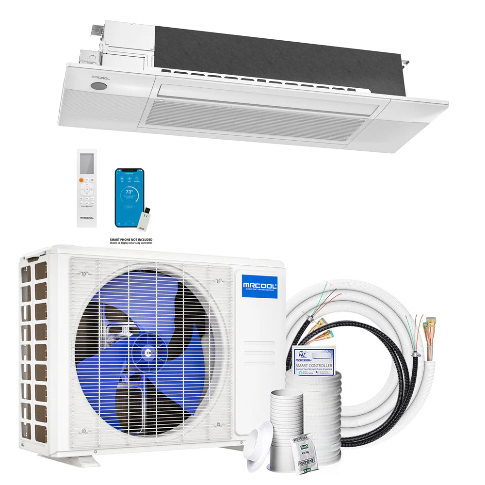 18,000 BTU Single Zone Ceiling Cassette Ductless Air Conditioner and Heat Pump B721