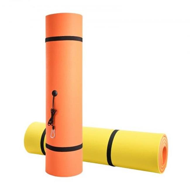 12 x 6 ft. Orange & Yellow Floating Water Mat Pad S7554