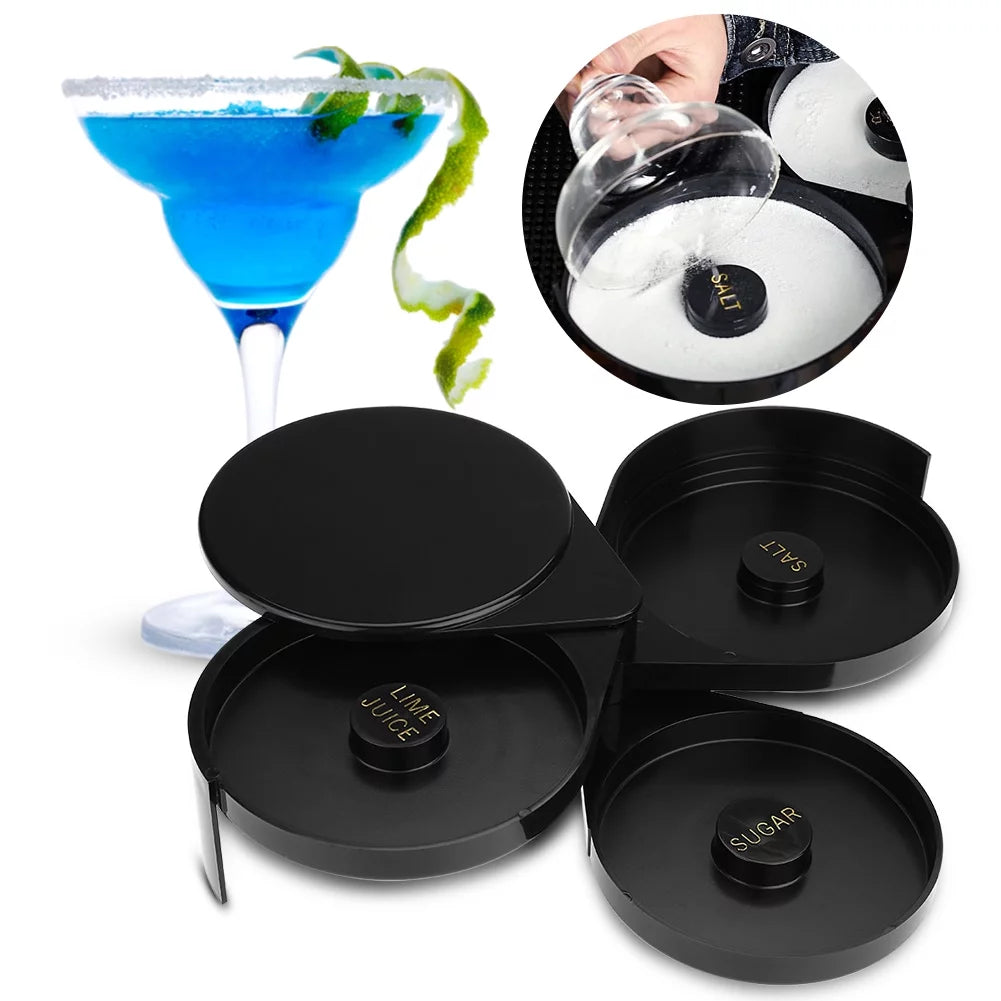 3 Tier Glass Cocktail Rim R505