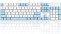 104 Keys Wired USB Mechanical Gaming Keyboard with Blue LED Backlit F935988