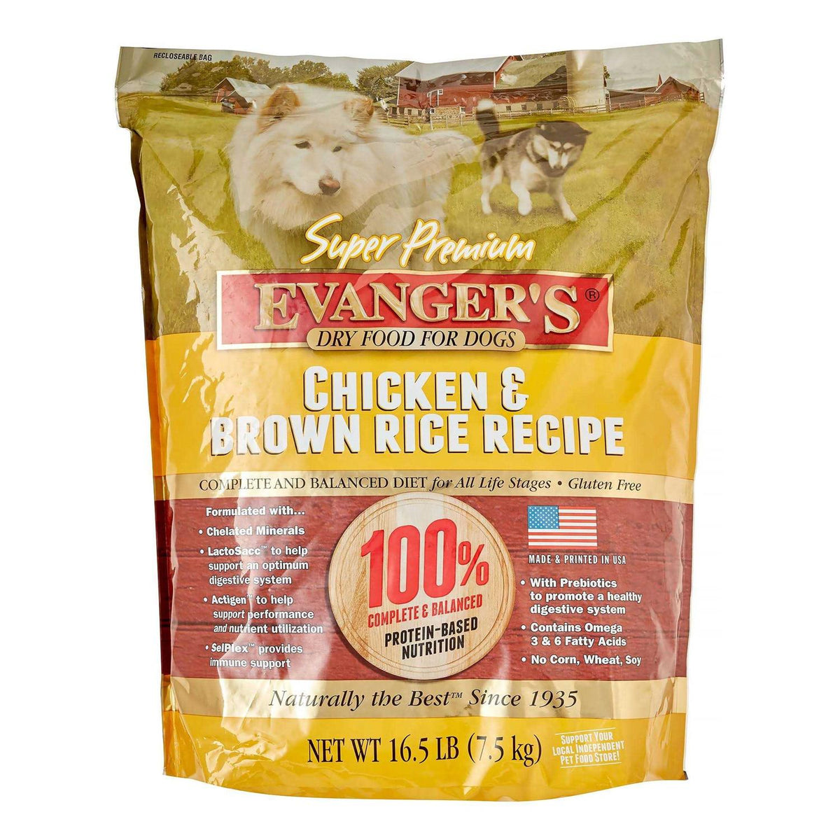 Chicken with Brown Rice Dry Dog Food F96072