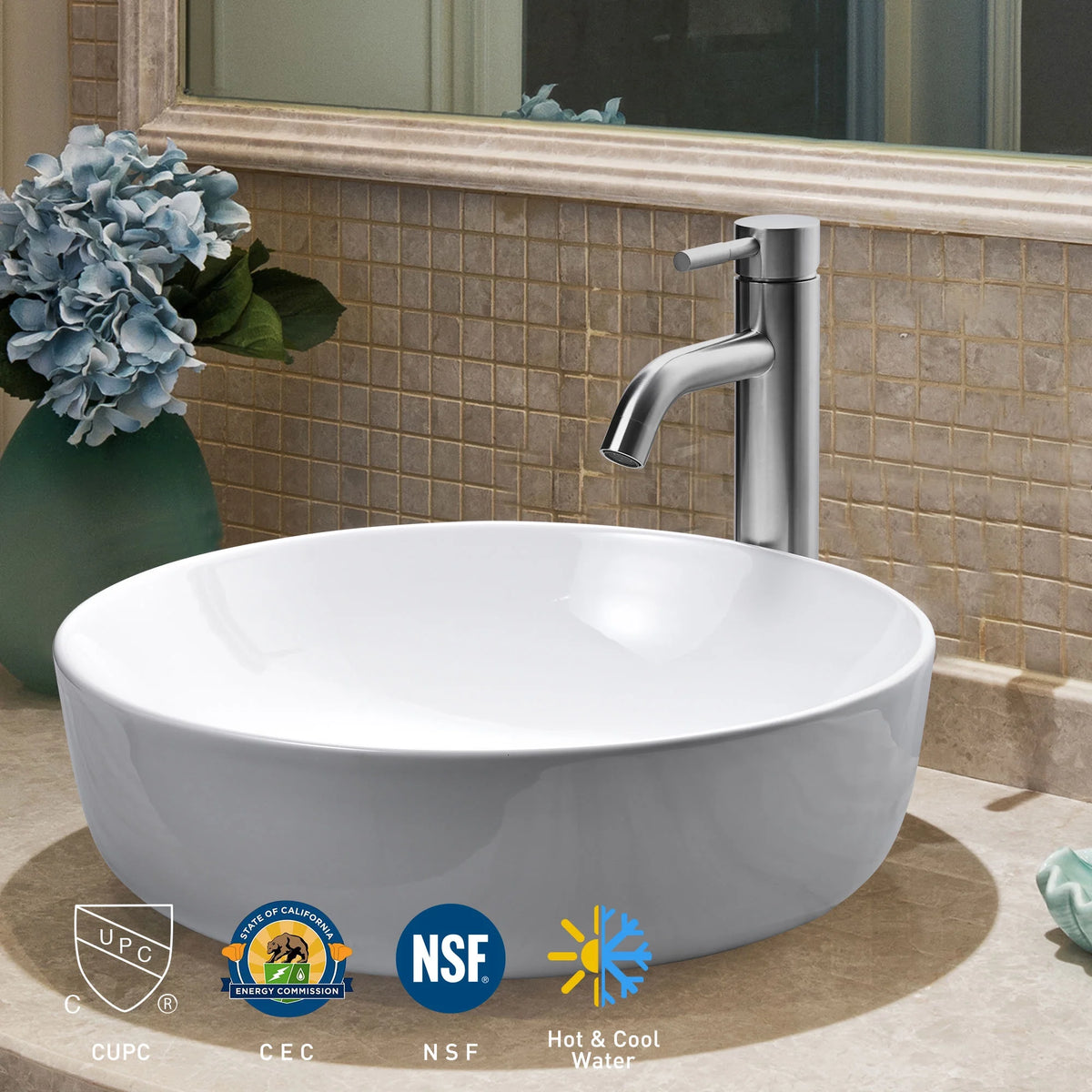 Single Handle Tall Vessel Faucet 2 Packs A89179