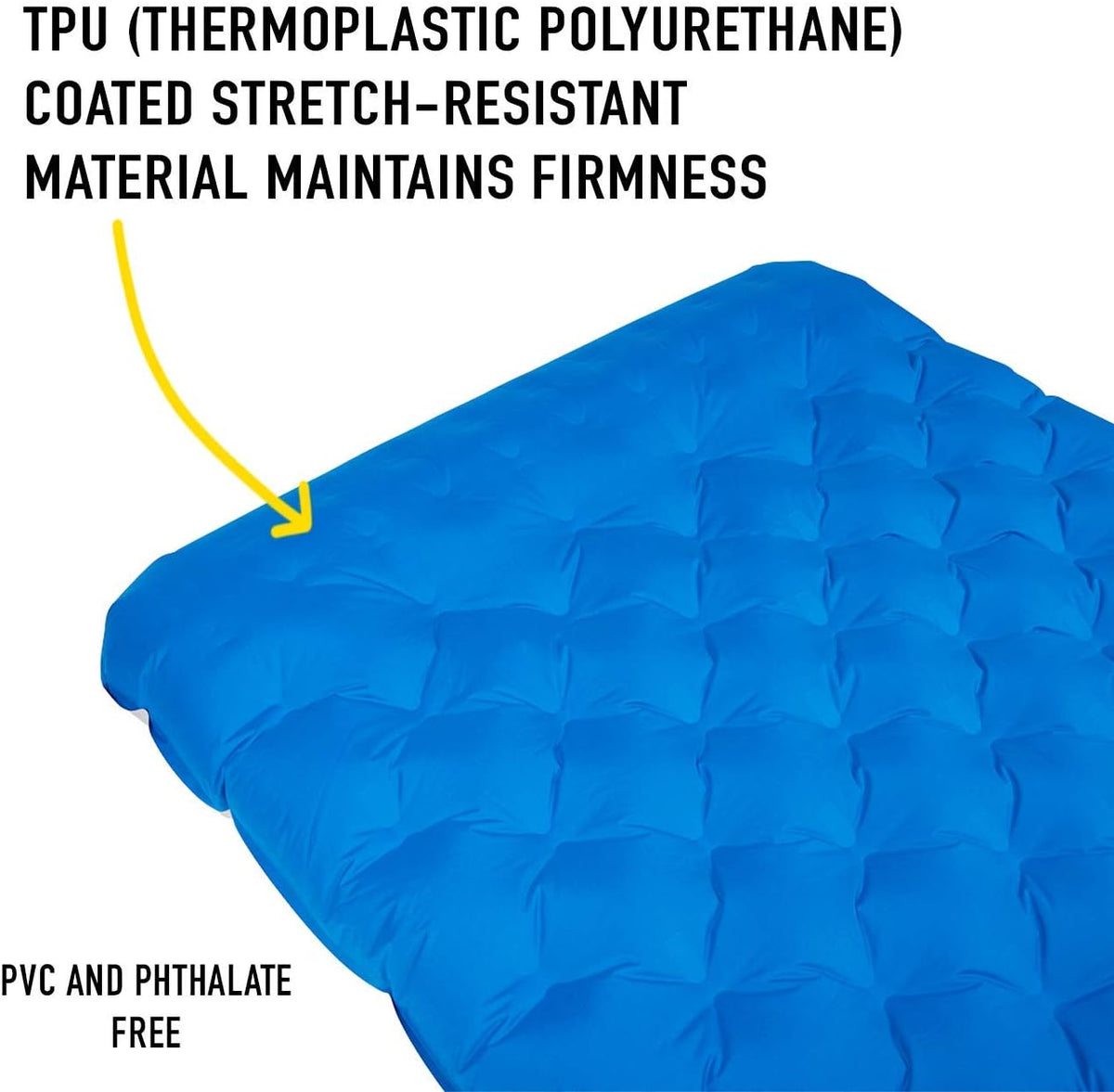 2 Person Queen Camping Air Bed Mattress with Pump Y7429