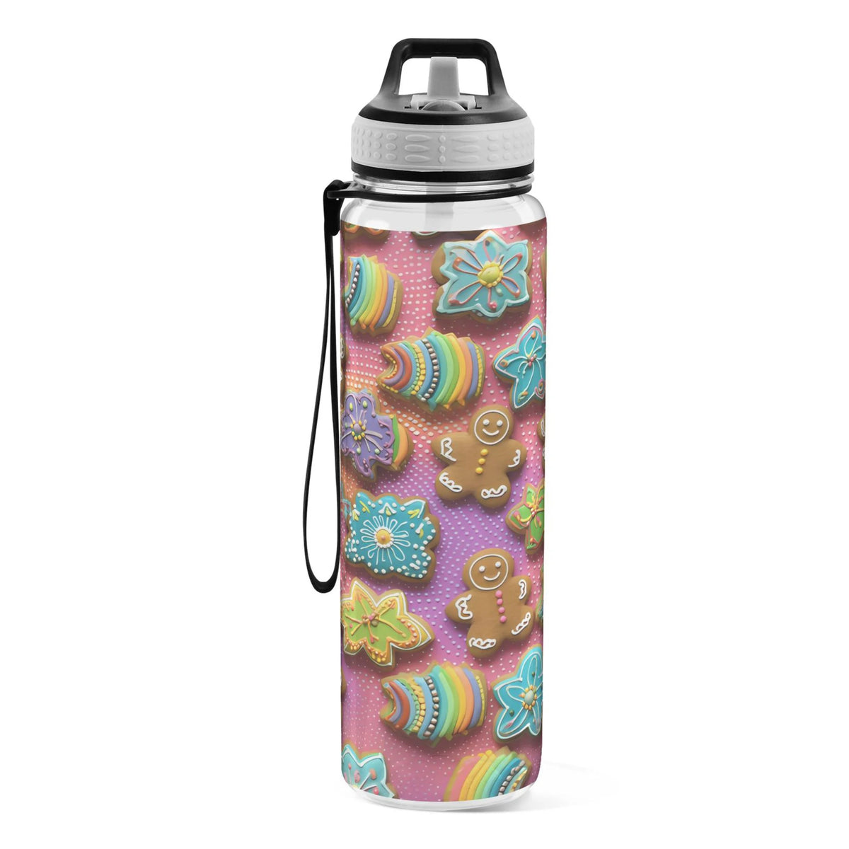 Pink 32oz Tritan Leakproof Sports Water Bottle with Straw L670524